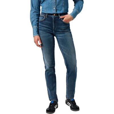112358237 Wrangler Proste dżinsy damskie, Harmony Blues, 28W / 30L 112358237 Wrangler Proste dżinsy damskie, Harmony Blues, 28W / 30L