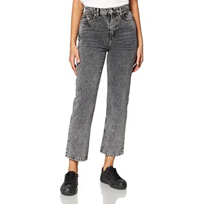 IW6210018021 IPEKYOL Damskie spodnie Ankle Length High Rise Straight Fit Pants Jeans, szary, 36 PL IW6210018021 IPEKYOL Damskie spodnie Ankle Length High Rise Straight Fit Pants Jeans, szary, 36 PL