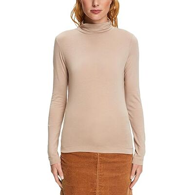 083EE1K307 ESPRIT T-shirt damski, 260/Light Taupe, M 083EE1K307 ESPRIT T-shirt damski, 260/Light Taupe, M