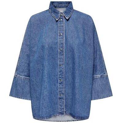 15332126-4591551 ONLY Onlgrace 3/4 Dnm Shirt CRO Noos Koszula kowbojska, Średni Niebieski Denim, S Kobiety, Niebieski, S 15332126-4591551 ONLY Onlgrace 3/4 Dnm Shirt CRO Noos Koszula kowbojska, Średni Niebieski Denim, S Kobiety, Niebieski, S