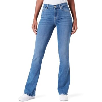 JSWBC460BS 7 For All Mankind Damskie dżinsy Bootcut Bair Stream, jasnoniebieski, 28 JSWBC460BS 7 For All Mankind Damskie dżinsy Bootcut Bair Stream, jasnoniebieski, 28