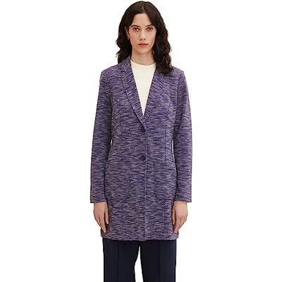 1035840 TOM TAILOR Damski Płaszcz , 12732 Atlantic Ocean Blue Non Solid, S 1035840 TOM TAILOR Damski Płaszcz , 12732 Atlantic Ocean Blue Non Solid, S