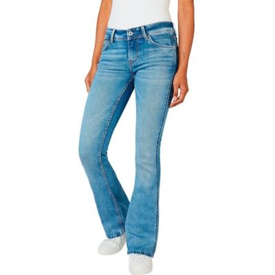 PL204167MH9 Pepe Jeans Damskie dżinsy New Pimlico, Niebieski (Denim-Mh9), 25W / 32L PL204167MH9 Pepe Jeans Damskie dżinsy New Pimlico, Niebieski (Denim-Mh9), 25W / 32L