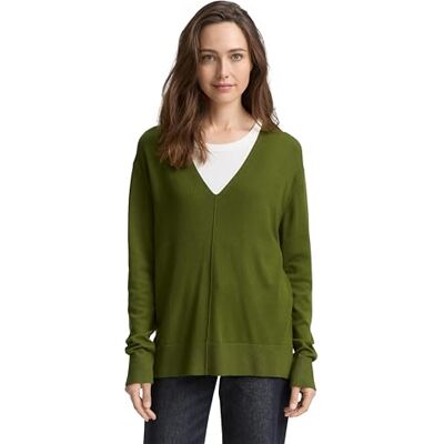 1047671 TOM TAILOR Sweter damski, 38802 Deep Ivy Green, XL 1047671 TOM TAILOR Sweter damski, 38802 Deep Ivy Green, XL