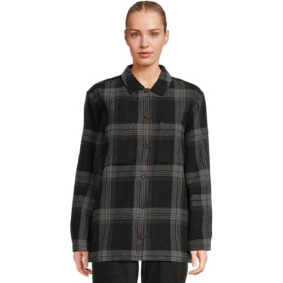 F86986-550-048 Fjällräven Damska koszulka flanelowa Sings, Black/Iron Grey, XS F86986-550-048 Fjällräven Damska koszulka flanelowa Sings, Black/Iron Grey, XS