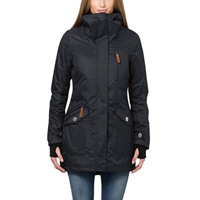 BD100-Schwarz Berydale Kurtka parka wodoodporna i wiatroszczelna, Damskie, czarny, XS BD100-Schwarz Berydale Kurtka parka wodoodporna i wiatroszczelna, Damskie, czarny, XS