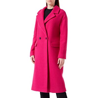 850012-31120 Gerry Weber Damski płaszcz wełniany, różowy (Hot Pink), 48 850012-31120 Gerry Weber Damski płaszcz wełniany, różowy (Hot Pink), 48