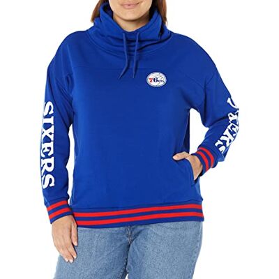FHL3589F-PH-ROY-XL Ultra Game Women's Standard Fleece Hoodie Pullover Sweatshirt Funnel Neck, Team Color, X-Large FHL3589F-PH-ROY-XL Ultra Game Women's Standard Fleece Hoodie Pullover Sweatshirt Funnel Neck, Team Color, X-Large