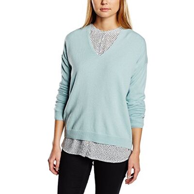 WW0WW02903-967 Tommy Hilfiger Gianna V-nk SWTR sweter damski, Wielokolorowy (Ether 967), XL WW0WW02903-967 Tommy Hilfiger Gianna V-nk SWTR sweter damski, Wielokolorowy (Ether 967), XL