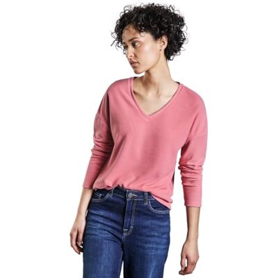 A322598 Przytulna koszulka z dekoltem w serek, Sugar Coral Mel., 40 A322598 Przytulna koszulka z dekoltem w serek, Sugar Coral Mel., 40