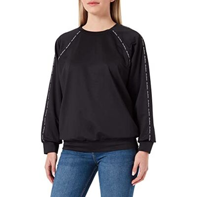 W 6 468 80 E 2330 Miłość Moschino Comfort Fit Roundneck Sweatshirt Kombinezon Kobiety, Czarny, 48 W 6 468 80 E 2330 Miłość Moschino Comfort Fit Roundneck Sweatshirt Kombinezon Kobiety, Czarny, 48