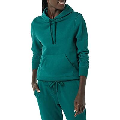 WAE50016FL18-AEM642-Medium Amazon Essentials Women's Bluza polarowa z kapturem (dostępna w wersji Plus Size), Ciemnozielony, M WAE50016FL18-AEM642-Medium Amazon Essentials Women's Bluza polarowa z kapturem (dostępna w wersji Plus Size), Ciemnozielony, M