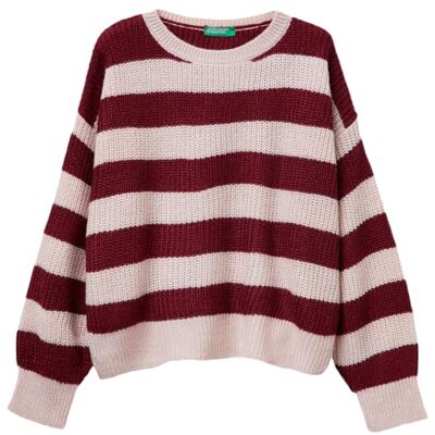 1Z8SQ108X United Colors of Benetton Koszulka G/C, M/L, Różowy, 130 1Z8SQ108X United Colors of Benetton Koszulka G/C, M/L, Różowy, 130