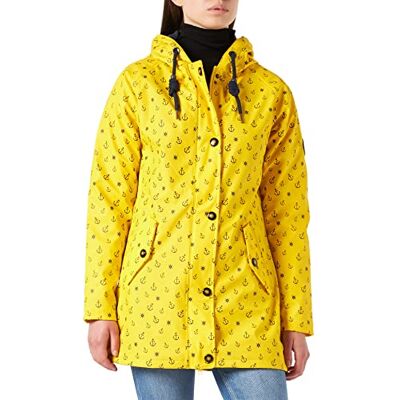 191162 Ankerglut Damska kurtka przeciwdeszczowa Friesennerz Regenmantel Regenjacke Mit Kapuze Gefüttert Wasserdicht Wetterfest Übergangsjacke #Ankerglutwolke kurtka przeciwdeszczowa, ŻÓŁTY, 40 191162 Ankerglut Damska kurtka przeciwdeszczowa Friesennerz Regenmantel Regenjacke Mit Kapuze Gefüttert Wasserdicht Wetterfest Übergangsjacke #Ankerglutwolke kurtka przeciwdeszczowa, ŻÓŁTY, 40