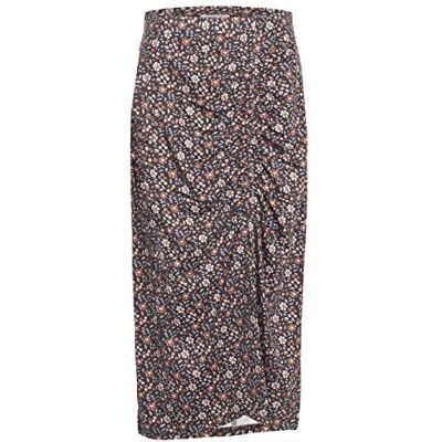 55104 SIRUP COPENHAGEN Women's Print Skirt, brązowy, L 55104 SIRUP COPENHAGEN Women's Print Skirt, brązowy, L