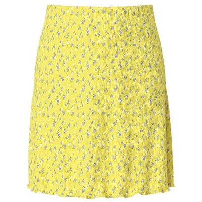 17155402-4699153 PIECES Pcflora Hw Short Skirt Bc, pale banana, M 17155402-4699153 PIECES Pcflora Hw Short Skirt Bc, pale banana, M