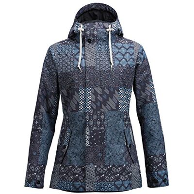 SJW2F007003 AIRBLASTER Posh parka kurtka damska, niebieska niebieski niebieski L SJW2F007003 AIRBLASTER Posh parka kurtka damska, niebieska niebieski niebieski L