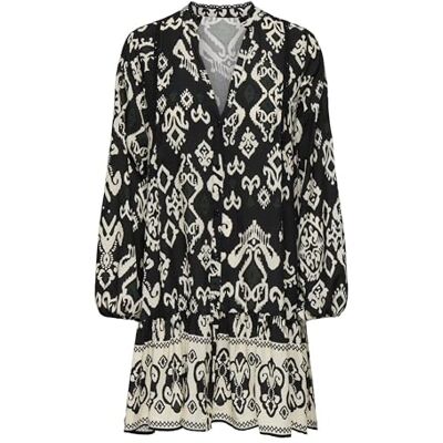 15358636-4866116 ONLY CARMAKOMA Caraja Ls Dress WVN Noos, czarny, 52 15358636-4866116 ONLY CARMAKOMA Caraja Ls Dress WVN Noos, czarny, 52