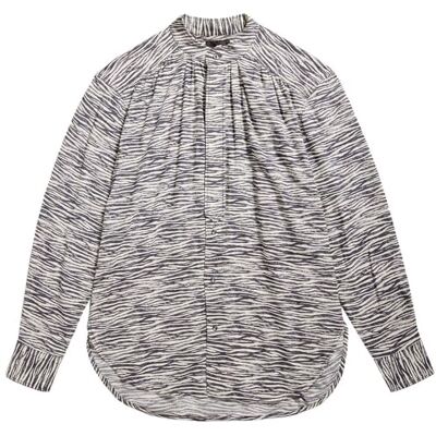 D24450 G-STAR RAW Volume Top Printed ao Long Sleeve, Wielokolorowy (Antique White G Zebra -d524-g489), M D24450 G-STAR RAW Volume Top Printed ao Long Sleeve, Wielokolorowy (Antique White G Zebra -d524-g489), M