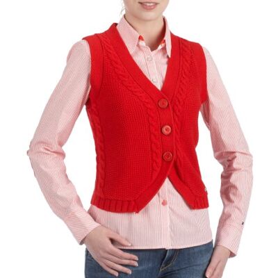 Mara waistcoat 1650334259 Tommy Hilfiger Kamizelka damska, Czerwony, 34 Mara waistcoat 1650334259 Tommy Hilfiger Kamizelka damska, Czerwony, 34