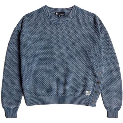 D26365 G-STAR RAW Damska bluza Overdyed Structure Knit Wmn, Fioletowy (Amann Gd -d630-h324), XL D26365 G-STAR RAW Damska bluza Overdyed Structure Knit Wmn, Fioletowy (Amann Gd -d630-h324), XL