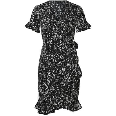 10252951 VERO MODA Damska minisukienka Wickel, czarny, XS 10252951 VERO MODA Damska minisukienka Wickel, czarny, XS