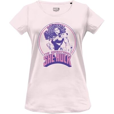 WOMARCOTS022 Marvel T-Shirt, Pink Pale, XXL Kobiety, Różowy Pale, XXL WOMARCOTS022 Marvel T-Shirt, Pink Pale, XXL Kobiety, Różowy Pale, XXL