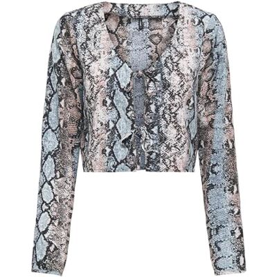 15357463-4871748 ONLY Onlnova Life Vis L/S Hailey Tie Top damski, niebieski (Ombre Blue), L 15357463-4871748 ONLY Onlnova Life Vis L/S Hailey Tie Top damski, niebieski (Ombre Blue), L