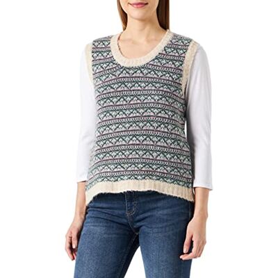 20117103 ICHI Damska bluza IHPOVOKE WA Pullunder, 1304011/Oatmeal melanż, XXL 20117103 ICHI Damska bluza IHPOVOKE WA Pullunder, 1304011/Oatmeal melanż, XXL