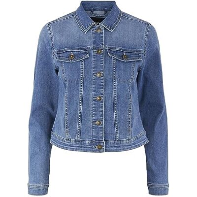 17120937 PIECES Damska kurtka dżinsowa PCOIA LS DNM MB NOOS BC, niebieski (Medium Blue Denim), S 17120937 PIECES Damska kurtka dżinsowa PCOIA LS DNM MB NOOS BC, niebieski (Medium Blue Denim), S