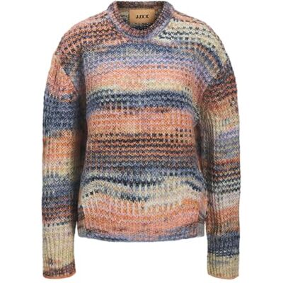 12207206-4809113 JACK & JONES Jxsimone Space Dye Crew Neck Knit Sn, Maritime Blue., M 12207206-4809113 JACK & JONES Jxsimone Space Dye Crew Neck Knit Sn, Maritime Blue., M