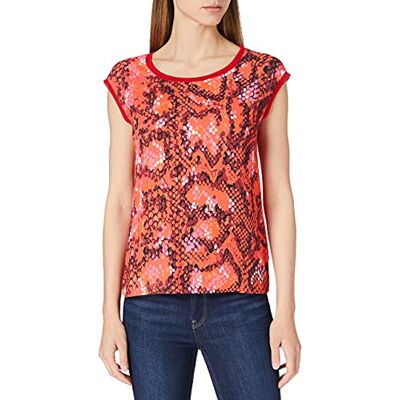 A316403 Street One T-shirt damski, Spice Red, 36 PL A316403 Street One T-shirt damski, Spice Red, 36 PL