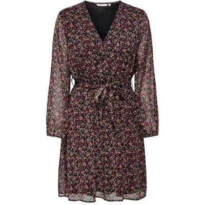 15236376-4854386 Onlcera Life 3/4 Short Dress WVN Noos, czarny, M 15236376-4854386 Onlcera Life 3/4 Short Dress WVN Noos, czarny, M