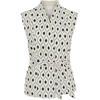 10323152 VERO MODA VMVARIA S/L Waistcoat WVN BTQ GA, Brzoza/Aop: varia, M 10323152 VERO MODA VMVARIA S/L Waistcoat WVN BTQ GA, Brzoza/Aop: varia, M