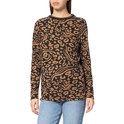 1290212 Supermom Damski sweter pull Ls AOP Leopard, Toasted Coconut P867, XXS 1290212 Supermom Damski sweter pull Ls AOP Leopard, Toasted Coconut P867, XXS