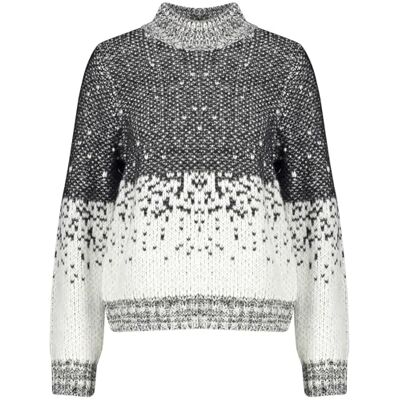 271053 Gerry Weber Sweter damski, czarny/ecru/biały wzór, 34 271053 Gerry Weber Sweter damski, czarny/ecru/biały wzór, 34