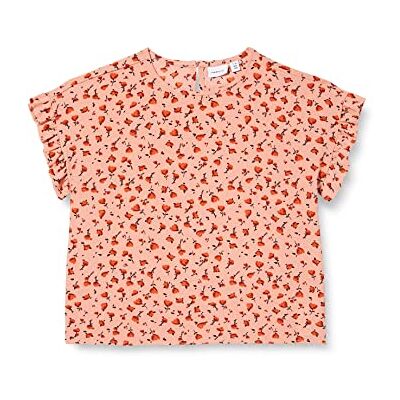 13216696 NAME IT Dziewczęca koszulka NKFHANAH SS Top, Double Cream, 116, Podwójny krem, 116 cm 13216696 NAME IT Dziewczęca koszulka NKFHANAH SS Top, Double Cream, 116, Podwójny krem, 116 cm