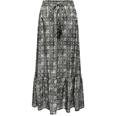 15323921 ONLY Onlmiley Ankle Skirt PTM damska spódnica letnia, czarny, L 15323921 ONLY Onlmiley Ankle Skirt PTM damska spódnica letnia, czarny, L