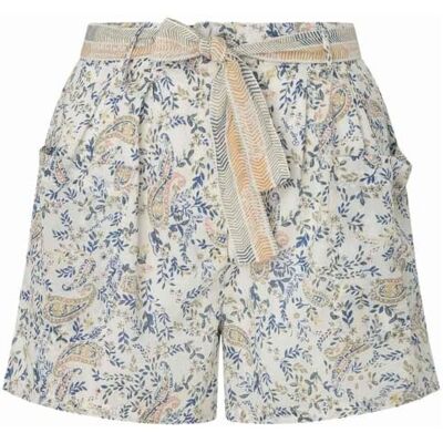 PL801137 Pepe Jeans Meghan szorty damskie, Beżowy (Ecru White), M PL801137 Pepe Jeans Meghan szorty damskie, Beżowy (Ecru White), M