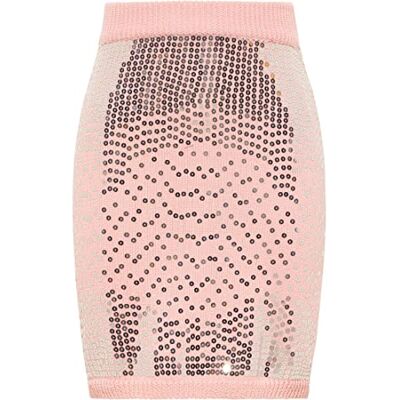 11119501-NE01 nelice Damska spódnica z dzianiny, Rosa, XL-XXL 11119501-NE01 nelice Damska spódnica z dzianiny, Rosa, XL-XXL