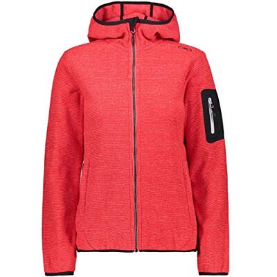 38H2196 CMP Damska kurtka polarowa czerwony Red Fluo-Antracite 38 38H2196 CMP Damska kurtka polarowa czerwony Red Fluo-Antracite 38