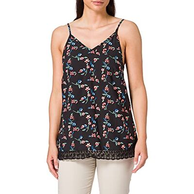 1011233-12063 MUSTANG Damska koszulka Evi String Top T-Shirt, ciemnoszary, 38 PL 1011233-12063 MUSTANG Damska koszulka Evi String Top T-Shirt, ciemnoszary, 38 PL