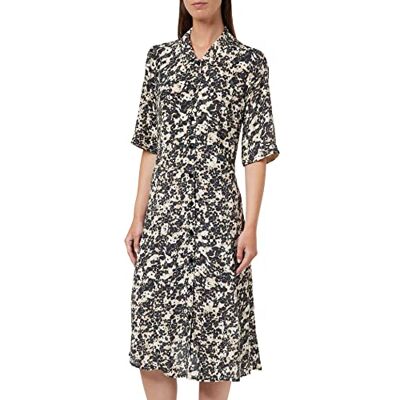 1-10864-4 Noa Noa Women's BellaNN Dress, nadruk czarny/biały/beżowy, 42, Nadruk czarny/biały/beżowy, 42 1-10864-4 Noa Noa Women's BellaNN Dress, nadruk czarny/biały/beżowy, 42, Nadruk czarny/biały/beżowy, 42