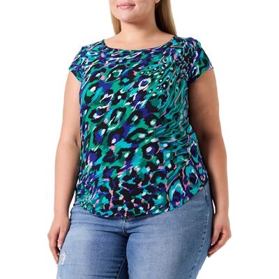 15222174 ONLY Onlnova Life Vis S/S Top AOP damska bluzka z krótkim rękawem, zielony, 36 15222174 ONLY Onlnova Life Vis S/S Top AOP damska bluzka z krótkim rękawem, zielony, 36