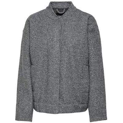 15331099 ONLY ONLGAIA Boucle Bomber OTW OS kurtka bomberka damska, Dark Grey Melange, XL, ciemnoszary melanż, XL 15331099 ONLY ONLGAIA Boucle Bomber OTW OS kurtka bomberka damska, Dark Grey Melange, XL, ciemnoszary melanż, XL
