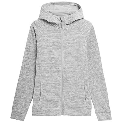 4FSS23TFLEF050 4F Polar damski, COLD LIGHT GREY MELANGE, XS 4FSS23TFLEF050 4F Polar damski, COLD LIGHT GREY MELANGE, XS
