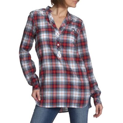 1M80126037 Tommy Hilfiger Bluzki damskie, tunika, Czerwony (Apple Red/Multi), 36 1M80126037 Tommy Hilfiger Bluzki damskie, tunika, Czerwony (Apple Red/Multi), 36