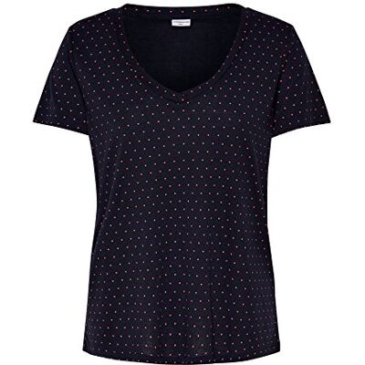 15148943-AOP:CL. DANCER DOTS JdY Damska koszulka Jdycloud S/S AOP V-Neck Top JRS Noos, Wielokolorowy (Sky Captain Aop: Cl. Dancer Dots), XS 15148943-AOP:CL. DANCER DOTS JdY Damska koszulka Jdycloud S/S AOP V-Neck Top JRS Noos, Wielokolorowy (Sky Captain Aop: Cl. Dancer Dots), XS