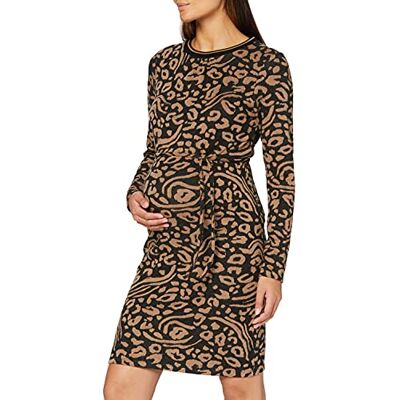 1290415 SUPERMOM Sukienka damska Ls AOP Leopard Kleid, Tosty kokosowe P867, XXS 1290415 SUPERMOM Sukienka damska Ls AOP Leopard Kleid, Tosty kokosowe P867, XXS