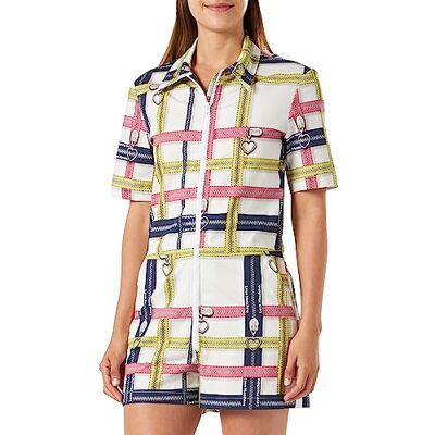 W U 074 00 S 3958 Love Moschino Krótki kombinezon Kobiety Kombinezon Cały, biały, 38 W U 074 00 S 3958 Love Moschino Krótki kombinezon Kobiety Kombinezon Cały, biały, 38